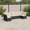Image de VIDAXL Salon jardin noir résine tressée