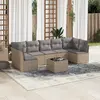 Image de VIDAXL Salon de jardin avec coussins 8 pcs - Beige