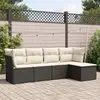 Image de VIDAXL Salon de jardin 5 pcs - Noir