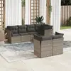 Image de VIDAXL Salon de jardin 7 pcs grip résine tressée