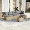 Image de vidaXL Salon de jardin 8 pièces avec coussins