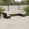 Image de vidaXL Salon de jardin 10 pcs - Marron