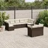Image de VIDAXL Salon de jardin 9 pcs - Marron
