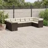 Image de VIDAXL Salon de jardin 10 pcs - Marron