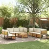 Image de vidaXL Salon de jardin 9 pcs