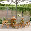 Image de vidaXL Chaises inclinables de jardin - Rotin - Lot de 6