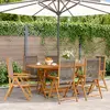 Image de vidaXL Chaises inclinables jardin Bois acacia - Lot de 6