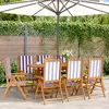 Image de vidaXL Chaises jardin lot de 8