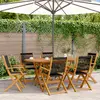 Image de vidaXL Chaises de jardin pliantes lot de 6 - Bois d'acacia