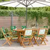 Image de vidaXL Chaises de jardin pliantes - Vert