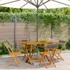Image de vidaXL Chaises pliables - Lot de 4 - Acacia massif