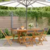 Image de vidaXL Chaises pliantes de jardin (6 pcs) - Anthracite