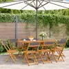 Image de vidaXL Chaises de jardin pliantes - Lot de 8
