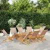 Image de vidaXL Chaises de jardin pliantes lot de 8