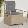 Image de vidaXL Chaises inclinables jardin
