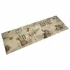 Image de VidaXL Tapis Imprimé - Café Marron