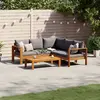 Image de VidaXL Salon de jardin 4 pcs - Bois d'acacia