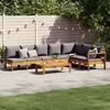 Image de vidaXL Salon de jardin 5 pcs - Bois d'acacia solide