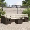 Image de VIDAXL Salon de jardin 8 pcs - Marron