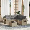 Image de vidaXL Salon de jardin - Beige