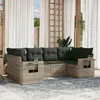 Image de Salon de jardin vidaXL - Gris clair