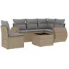 Image de vidaXL Salon 6 pcs coussins - Beige