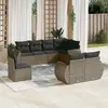 Image de vidaXL Salon de jardin 8 pcs - Gris