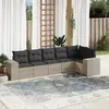 Image de VIDAXL Salon de jardin 6 pcs - Gris clair