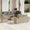 Image de VIDAXL Salon de jardin avec coussins 9 pcs - Beige