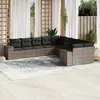 Image de Salon de jardin VIDAXL - 10 pcs - Gris