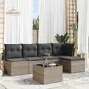 Image de vidaXL Ensemble de jardin 6 pcs avec coussins