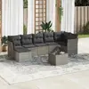 Image de VIDAXL Salon de jardin 8 pcs - Gris