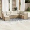 Image de VidaXL Salon de jardin 8 pcs   Beige