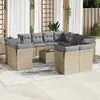 Image de VIDAXL Salon de jardin 12 pcs beige
