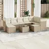 Image de vidaXL Salon de jardin 10 pcs - Beige