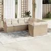 Image de VIDAXL Salon de jardin 8 pcs - Beige