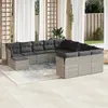 Image de VIDAXL Ensemble Salon de Jardin 12 pcs - Gris Clair