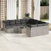 Image de Salon de jardin vidaXL - Gris clair