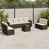 Image de VIDAXL Ensemble de salon de jardin 9 pièces - Marron