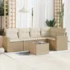 Image de VIDAXL Salon de jardin 6 pcs beige