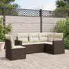 Image de Salon de jardin VidaXL - Marron - Résine tressée