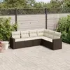 Image de VIDAXL Salon jardin marron résine tressée