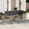 Image de VIDAXL Salon de jardin 7 pcs - Gris clair
