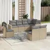 Image de vidaXL Salon de jardin - Beige