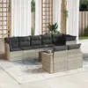 Image de VidaXL Salon de jardin - Gris clair