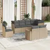 Image de vidaXL Salon de Jardin 8 pcs - Beige