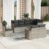 Image de Salon de jardin VIDAXL 8 pcs - Gris clair