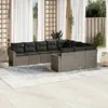 Image de VIDAXL Salon de jardin 10 pcs - Gris