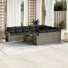 Image de VIDAXL Salon de jardin 11 pcs - Gris