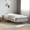 Image de vidaXL Cadre de lit sans matelas sonoma gris 100x200 cm
